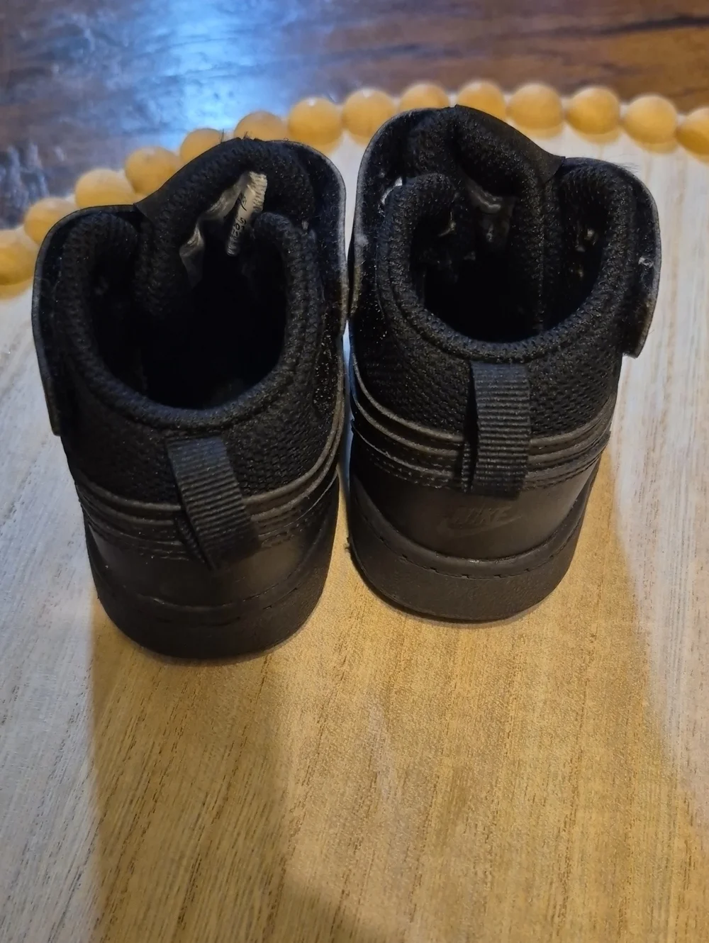 Nike Kids Black High-Top Baby Sneakers